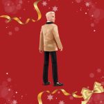 Barbie Signature 2025 Holiday Blonde Ken Collectible Fashion Doll Wearing Full Suit with Golden Jacket in Displayable Packaging & Doll Stand - Image 6