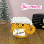 Beer Gifts for Beer Lovers, Positive Emotional Crochet Support Encouragement Inspirational Motivational Gift for Women Men - Image 3