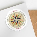 1794 Compass Rose 2025 (Sheet of 10) Global Forever International Rate First-Class Mail Postage Stamps - Image 3
