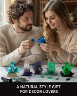 Nifeliz Rocks & Minerals Collection B Building Set, NF10363 | 6 Mineral Models for Adults,Creative Rock Display for Desk Decor and Nature-Inspired Gift for Home Decor Lovers - Image 5