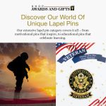United States US Veteran Lapel Pin, Retirement and Service, 1-1/8 inch - Image 3