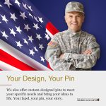 United States US Veteran Lapel Pin, Retirement and Service, 1-1/8 inch - Image 6