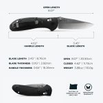 Benchmade - Griptilian Knife, Plain Edge, Nylon Handle - Image 4