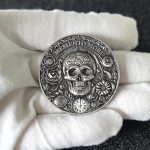 Memento Mori & Vivere Challenge Coin - Dual Symbols of Life's Transience and Vitality - Inspirational Stoic Gift (Single Coin) - Image 4