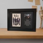 veratwo The Beatles Signed Framed Poster Film Display Gifts 8x6 Inches - Image 5