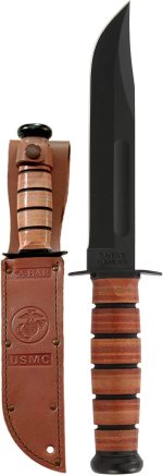 KA-BAR Full Size US Marine Corps Fighting Knife, Straight - Image 3