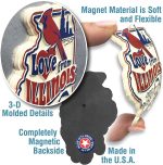 Pabst Blue Ribbon Beer Can Magnet by Classic Magnets, 3D Rubber Vintage-Style Collectible Gifts Made in the USA, 2.0" x 3.8" - Image 4