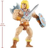 ​Masters of the Universe Origins Action Figure He-Man 5.5 Inch 1980s Motu TV Hero Toy, Detailed Design with Harness, Sword, Axe & Shield - Image 7