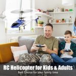 Cheerwing S107/S107G Phantom 3CH 3.5 Channel Mini RC Helicopter with Gyro Blue | Super Durable,Colorful Flashing Light,RC Toys for Boys Girls and Kids - Image 3