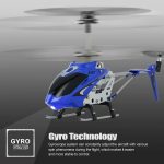 Cheerwing S107/S107G Phantom 3CH 3.5 Channel Mini RC Helicopter with Gyro Blue | Super Durable,Colorful Flashing Light,RC Toys for Boys Girls and Kids - Image 4