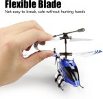 Cheerwing S107/S107G Phantom 3CH 3.5 Channel Mini RC Helicopter with Gyro Blue | Super Durable,Colorful Flashing Light,RC Toys for Boys Girls and Kids - Image 7