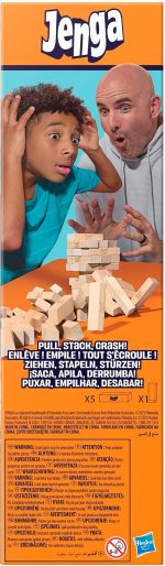 Official Hasbro Games Jenga Game | Digital Die for 6 More Ways to Play | Original Wood Block Game | Stacking Tower | Ages 6+ | 1+ Players | Party Games - Image 13