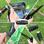 Swiss Small Pocket Knife, 15-in-1 Multitool for Camping, Hiking & EDC | Includes Bottle Opener, Saw, Screwdrivers and Nail File in a Durable Stainless Steel Folding Design for Outdoor Use - Image 7