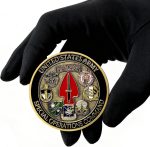 U.S. Army Challenge Coin Special Operations Command Sine Pari Military Challenge Coins for Veterans Collectors - Image 4