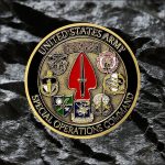 U.S. Army Challenge Coin Special Operations Command Sine Pari Military Challenge Coins for Veterans Collectors - Image 5
