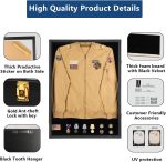 Military Uniform Display Case - Police Uniform Display Case Black | 26×37 Lockable Wall Mount Cabinet with UV Protection Acrylic Door Wood, wall Mount,Shatterproof Plexiglass - Image 5