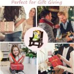 Mevodeata Cute Mini Cat Figurine with Rocking Chair - Resin Collectible Desk Decor, 1.5" Tiny Cat Statue for Home & Office - Gift for Cat Lovers - Image 4