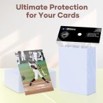 3000 Counts Card Sleeves, Clear Penny Sleeves for Trading Cards, Baseball Card Sleeves, Soft Trading Cards Sleeve Fit for MTG, TCG, Baseball Cards, Football Cards, Game Cards - Image 4