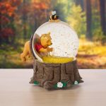 Precious Moments Disney Winnie the Pooh Musical Snow Globe – “For the Love of Hunny” Collectible with Floating Bees, Resin and Glass, 5.6" Tall, Plays Classic Pooh Theme #171708 - Image 3