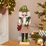Kurt Adler 15-Inch Wooden Wine Grower Nutcracker - Image 3