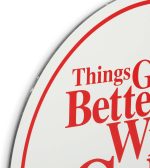 Coca-Cola Things Go Better With Coke Metal Sign | Vintage Coca-Cola Wall Art for Kitchen, Man Cave or Garage - Image 5
