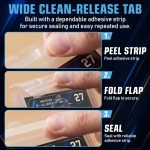 Resealable Set Team Bags for Trading Cards | Ultra, TCG, Baseball, Sports Card Team Bags Sleeves. Fits Top loaders, Magnetic & Semi Rigid Holders. High Clarity Sleeves. - Image 6