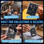 Resealable Set Team Bags for Trading Cards | Ultra, TCG, Baseball, Sports Card Team Bags Sleeves. Fits Top loaders, Magnetic & Semi Rigid Holders. High Clarity Sleeves. - Image 8