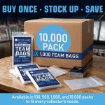 Resealable Set Team Bags for Trading Cards | Ultra, TCG, Baseball, Sports Card Team Bags Sleeves. Fits Top loaders, Magnetic & Semi Rigid Holders. High Clarity Sleeves. - Image 9