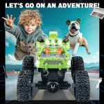 BEZGAR Monster Truck Toys - 2.4GHz 1:64 Remote Control Car with Colorful Lights, 360° Spins, Metal Shell - Remote Control Monster Truck for Boys Girls Age 6, 7, 8, 9, 10 Years Old(Green) - Image 6