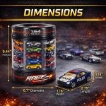 25 Piece Diecast Cars Pack Toy Playset in Storage Carrying Tub - 1:64 Scale Metal Alloy Die-cast Vehicles Collection for Kids - Image 6