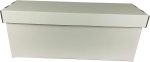 Max Protection Comic Book Long Box - 5 Count Storage Boxes | White Corrugated Cardboard, 200 lb Test, Stackable, Removable Lid, Made in USA, Comics and Magazines - Image 9
