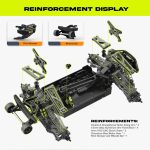 AMORIL 1/10 RTR Brushless Fast RC Cars for Adults,Max 50mph Hobby Electric Off-Road Monster Truck,Waterproof High Speed RC Car 4WD Remote Control Car with 3S Lipo,Green - Image 6