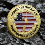 Military Challenge Coin, We Stand for The Flag, 10pcs | Veteran Memorial Day, Commemorative, Army Military Coins for Veterans - Image 5