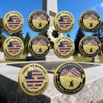Military Challenge Coin, We Stand for The Flag, 10pcs | Veteran Memorial Day, Commemorative, Army Military Coins for Veterans - Image 6
