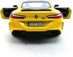 KiNSMART BMW M8 Competition 1:36 Scale 5" Die Cast Metal Model Toy Super Car w/Pullback Action (Yellow) - Image 8