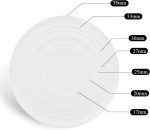 Utron 60P Clear Plastic Coin Capsules, Dollar Coin Holder, 40mm Silver Coin Storage for Collectors, Morgan Silver Dollar Coin Holders with Adjustable Gasket (17/20/25/27/30/33/38/40mm) - Image 4