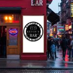 Personalized Bar Metal Sign, Custom Bar Sign for Home Bar Wall Decor | Custom Bar Name Sign, Bar Metal Wall Decor for Pub, Home Bars, Man Cave, Club, Gift for Father, Man, Bartenders - Image 3
