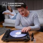 Big Fudge Record Cleaning Kit Professional Series - Vinyl Record Cleaner - Includes Vinyl Brush, Cleaning Fluid, Stylus Gel, Anti Static Velvet Brush, Padded Storage Case - Image 6