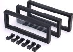 Skelang 3 Pcs 3D Floating Display Case, Black Display Stand Holder 9"×3.54"×0.75"(L×W×H Suspension Frame for AA Medallion, Antique Challenge Coins, Chip, Jewelry, Pin - Image 3