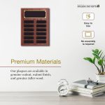 Perpetual Plaque Award Multiple Name Plate Holder Board - Image 5