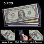 15PCS Banknote Holders Top-Load Currency Money Sleeves for Bills | Uncle Paul Currency for Paper Money 167x70mm Acid-Free PVC, Clear Display for Protector Storage Cases PN03L15 - Image 4