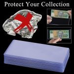 15PCS Banknote Holders Top-Load Currency Money Sleeves for Bills | Uncle Paul Currency for Paper Money 167x70mm Acid-Free PVC, Clear Display for Protector Storage Cases PN03L15 - Image 5