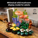 LEGO Botanicals Woodland Mushrooms - Building Set for Adults, Ages 18+ - Mushroom Decor for Home Office or Desk - Gifts for Women & Men - Craft Activity - 11505 - Image 3