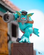 Plunderstrong Tinker Skiff Action Figure | 1:12 Scale, Retired Admiral, Cannon Arm, Peg Leg, 3 Magnetic Heads, Caribbean Fantasy, Lone Coconut - Image 5
