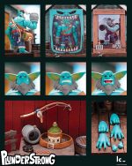 Plunderstrong Tinker Skiff Action Figure | 1:12 Scale, Retired Admiral, Cannon Arm, Peg Leg, 3 Magnetic Heads, Caribbean Fantasy, Lone Coconut - Image 6