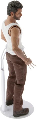 Plymor DSP-60W White Adjustable Doll Stand | Fits 10, 11, 12, 13, and 14 inch Dolls or Action Figures, Waist is 2" - 2.5" wide, 5.5" - 7" around - Image 4