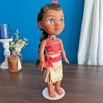 Plymor DSP-60W White Adjustable Doll Stand | Fits 10, 11, 12, 13, and 14 inch Dolls or Action Figures, Waist is 2" - 2.5" wide, 5.5" - 7" around - Image 5