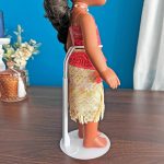 Plymor DSP-60W White Adjustable Doll Stand | Fits 10, 11, 12, 13, and 14 inch Dolls or Action Figures, Waist is 2" - 2.5" wide, 5.5" - 7" around - Image 6