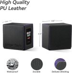 Card Deck Box for MTG Commander - Patented Design, Commander Display, Fits 100 Double-Sleeved Cards, 35pt Card Brick & Dice Tray - Black/Purple - Image 6