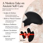 Kitsch Stainless Steel Guasha Tool for Face - Matte Black | Stainless Steel Gua Sha Facial Tools | Face Sculpting Tool and Double Chin Reducer, Neck & Lymphatic Drainage Massager - Image 4